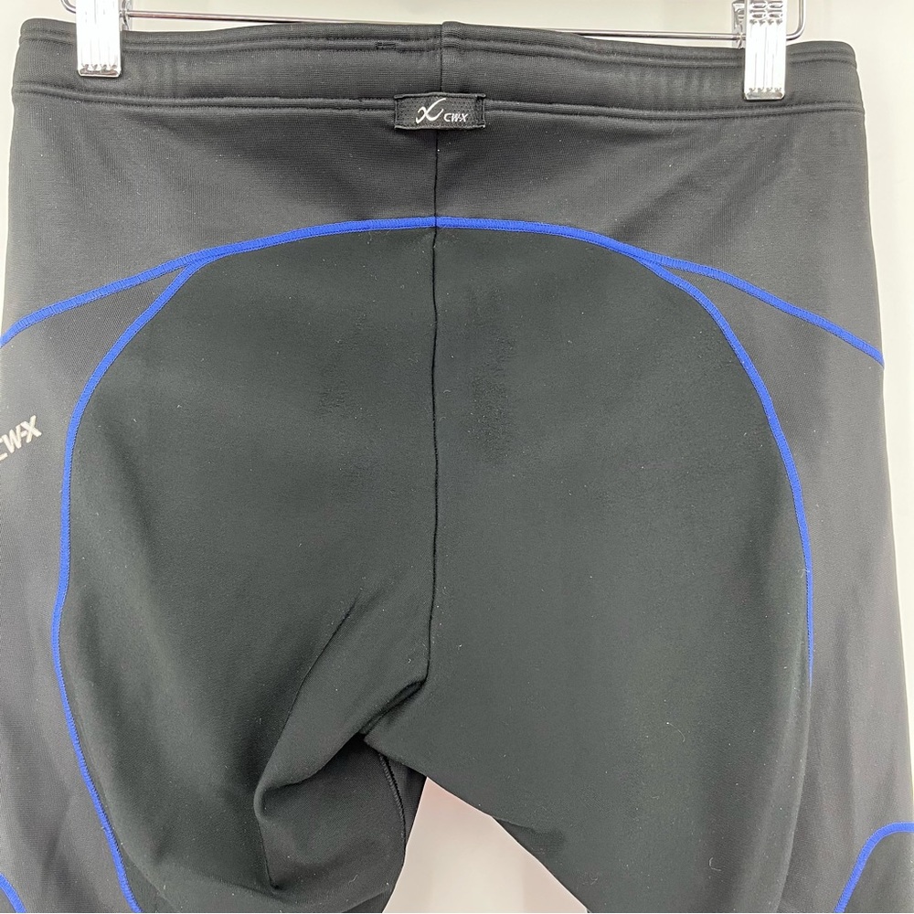 CW-X Stabilx M compression tights legging 0365 running black blue trim black - Picture 9 of 12